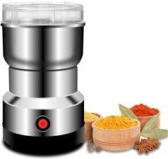 Udghosh Creation Dry Masala Grinder, Masala Mixer Grinder Mini, Baby Food Grinder, Rice Grinder 225 : Higher the Wattage, tougher the Juicing/Grinding 200 Mixer Grinder 1 Jar, Silver