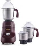 Usha 8968 MG 3773 750 Mixer Grinde 600 Mixer Grinder 3 Jars, Red