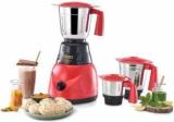 Usha By Usha Speed Max Latest New Model 500 Mixer Grinder 3 Jars, Red