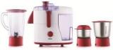 Usha JM 500XJ3 JM 500XJ3 500 Juicer Mixer Grinder 3 Jars, Red