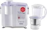 Usha Jmg3345 450 Juicer Mixer Grinder 2 Jars, White