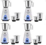 Usha MG 3772 MG 3772 PACK OF 4 750 Mixer Grinder 3 Jars, Blue