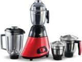 Usha Plus Mixer Grinder, 800 Watt Copper Motor With Quadri Flow Square Shaped Blender Jar, 6 Fin Whirl Wind Food Safe Blade Red TRIENERGY 800 Mixer Grinder 4 Jars, Red, Black