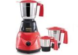 Usha SP500M23 WITH 2YEAR COMPLETE 5YEAR MOTOR WARRANTY SPEEDMAX 500 Mixer Grinder 3 Jars, Red, Black