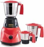 Usha SpeedMax 500 Watt Copper Motor Mixer Grinder With 3 Jars Red/Black NA 500 Mixer Grinder 3 Jars, Red, Black