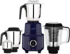 V Guard Citius 750 Watt Juicer Mixer Grinder | 3 Year Motor Warranty | Sturdy QuadraFlow Design Juicer Jar | PrecisionBlend Stainless Steel Blades | 750 Juicer Mixer Grinder 4 Jars, Midnight Blue