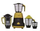 V Guard Velocity DX . 750 W Mixer Grinder 4 Jars, Black, Yellow, Steel