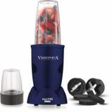 Veronica Nutri Blend 3 In 1 Grind, Mix, Blend, Stainless Steel Blade 500 Watt Copper Motor, 22000 RPM 500 Juicer Mixer Grinder 2 Jars, MateBlue