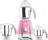 Vidiem Vision 750 Mixer Grinder 3 Jars, White, Pink