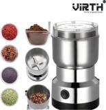 Virth Mini Electric Small Grinder Coffee Maker Household Electric Mini 350 Mixer Grinder 1 Jar, Silver