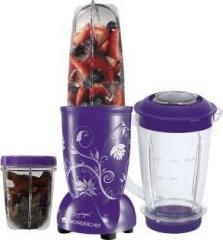 Wonderchef 63152295 Nutri blend Purple with Jar 400 W Juicer Mixer Grinder