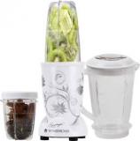 Wonderchef 63152297 Nutri Blend White With Jar 400 W Juicer Mixer Grinder 3 Jars, White