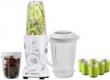 Wonderchef Nutri Blend 3 Jar + Servin Glass Set 400 Mixer Grinder With Serving Glass Set 3 Jars, White