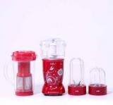 Wonderchef Nutri Blend BOLT 600W CKM Mixer With Chopper, Stronger & Swifter With Sipper Lid, 22000RPM, 4 Unbreakable Jars, Sharper Steel Blades 600 Juicer Mixer Grinder 4 Jars, Red