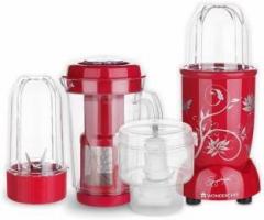 Wonderchef Nutri blend CKM 400 W Juicer Mixer Grinder 3 Jars, Red