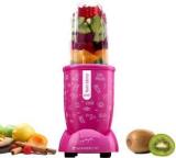 Wonderchef Nutri Blend GO, 22000 RPM, 400 Juicer Mixer Grinder 1 Jar, Pink