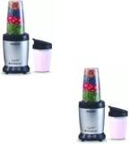 Wonderchef Nutri Blend Thunder Mixer Grinder Blender 2 Jars 1000 Juicer Mixer Grinder 2 Jars, Silver