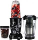 Wonderchef Present Nutri Blend Black Color Comes With 3 Interchangeable Jars Big Juicer Jar 750ml, Long Jar 500ml & Short Jar 300ml And 2 Separate Blades Grinding Blade & Blending Blade 400 W Juicer Mixer Grinder