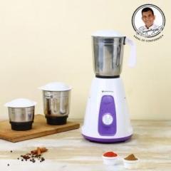 Wonderchef Tivoli 500 W Mixer Grinder 3 Jars, White & Purple