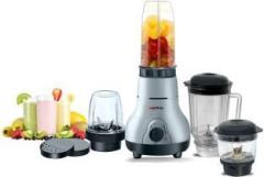 Activa Easy Mix Nutri 4 Jars 500 Juicer Mixer Grinder 4 Jars, BLACK AND GRAY