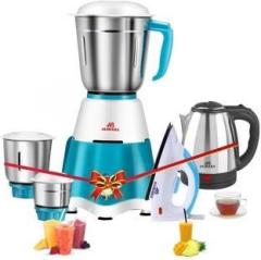 Alibaba Electric Kettle 2L, Silver & 750 W Mixer Grinder