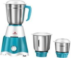 Alibaba Supreme Stainless Steel 550 Mixer Grinder 3 Jars, White & Sea Green