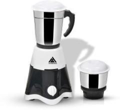 Athots Novak Powerful Hybrid 100% Copper Motor 550 Mixer Grinder 2 Jars, Black, White