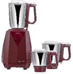 Bajaj 410554 Juvel Mixer Grinder MAROON 230 Mixer Grinder 3 Jars, Maroon