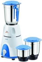 Bajaj by Bajaj GX3 500W Mixer Grinder 3 Jars, White 500 Mixer Grinder 3 Jars, White