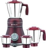 Bajaj Crimson Red Ivora 800 Mixer Grinder 4 Jars, Brown, Grey