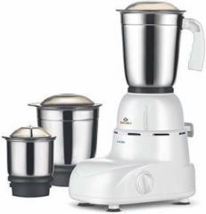 Bajaj GLORY 500 Watt Mixer Grinder with 3 Jars White 500 Mixer Grinder