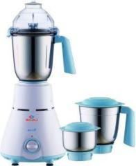 Bajaj GX 11 750 W Mixer Grinder 3 Jars, white turquoise