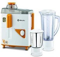 Bajaj jx4 450 Juicer Mixer Grinder 2 Jars, White