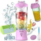 Blendlife 600ml Ultra Waterproof Portable Blender, LED Light Indicators & Pulse Model Feature 230 Juicer Mixer Grinder 1 Jar, Purple