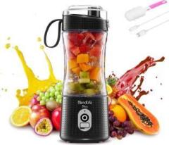 Blendlife PRO Portable Blender 210Watt & 4000MAH for Shakes, ice etc USB C Port, 400ml 150 Juicer Mixer Grinder 1 Jar, Black