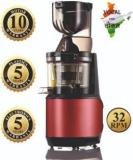 Blu Bel Cold Press Juicer, World's 220 Copper Asynchronous Induction Motor250 Watts 1000 Juicer 1 Jar, Red