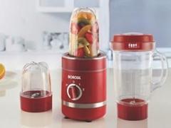 Borosil NUTRIFRESH Smoothie Maker RED W 400 W Juicer Mixer Grinder