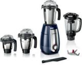 Bosch TrueMixxPro MGM6642 DIN 750 Watts Mixer Grinder 750 Juicer Mixer Grinder 4 Jars, Deep Blue