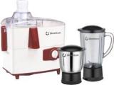 Bostton Advance Markvan 750 Watt, Copper Motor 750 Juicer Mixer Grinder 2 Jars, White/Red