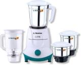 Bostton By Virmani Enterprise BT 304KenP Copper Winded 750 Watt 750 Mixer Grinder 4 Jars, White, Green