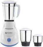 Bostton Diamond Super Pro 750 Watt Double Layered 25 MM Copper Motor 750 Mixer Grinder 3 Jars, White/Blue