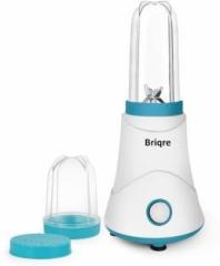 Briqre Elite Plus Nutri Blender 500 Juicer Mixer Grinder 2 Jars, White & Teal