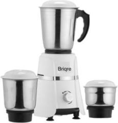 Briqre Jumbo Mixer Grinder 700 Mixer Grinder 3 Jars, White