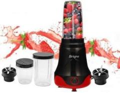 Briqre Victory Nutri Blender 500 Juicer Mixer Grinder 2 Jars, Black