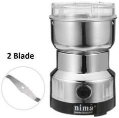 Bronezomart By Mini Stainless Steel Coffee Spice Nuts Grains Bean Grinder Mixer 150 Juicer Mixer Grinder 1 Jar, Sliver12