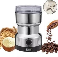 Bronezomart Nima Mixer/ Mini Electric Grinder Stainless Steel Bowl & Metal Blade Q 100 300 Juicer Mixer Grinder 1 Jar, Silver15