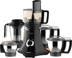 Butterfly Food Processor ELEKTRA 750 Juicer Mixer Grinder 6 Jars, Black