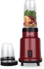 Candes Hector Nutri Blender 400 Juicer Mixer Grinder 2 Jars, Cherry Black