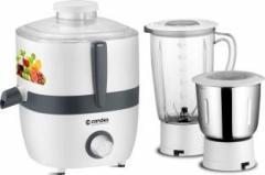 Candes Punch 550 Juicer Mixer Grinder 2 Jars, White, Grey