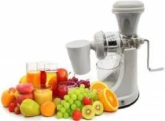 Dreamshop White Juicer New Model Hand Juicer Grinder 0 Juicer Mixer Grinder 1 Jar, White